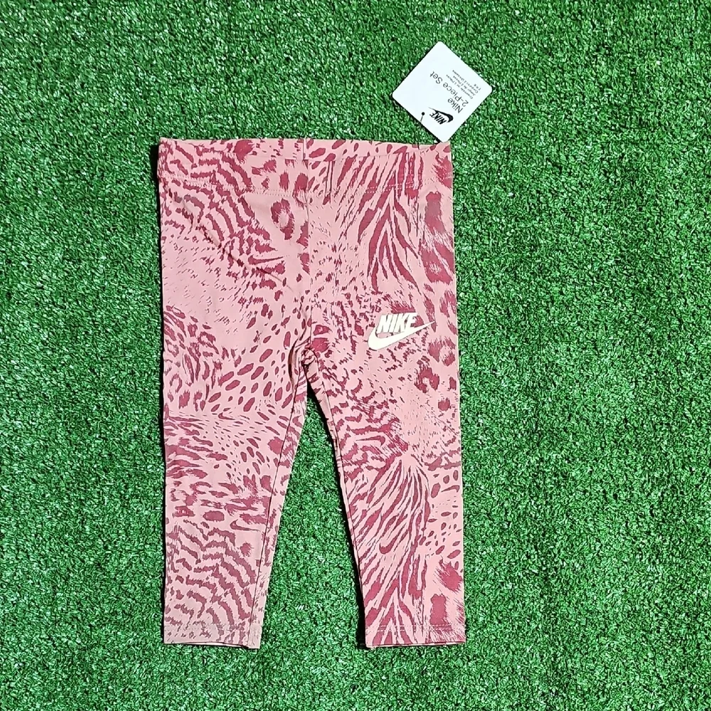 Nike Kids Patterned Pink Leggings